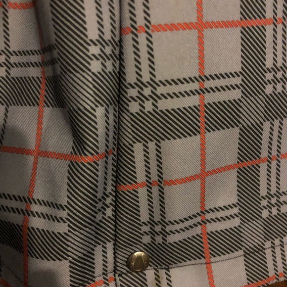 Kerrits rain/trail oversized gray plaid jacket. - Picture 7 of 10
